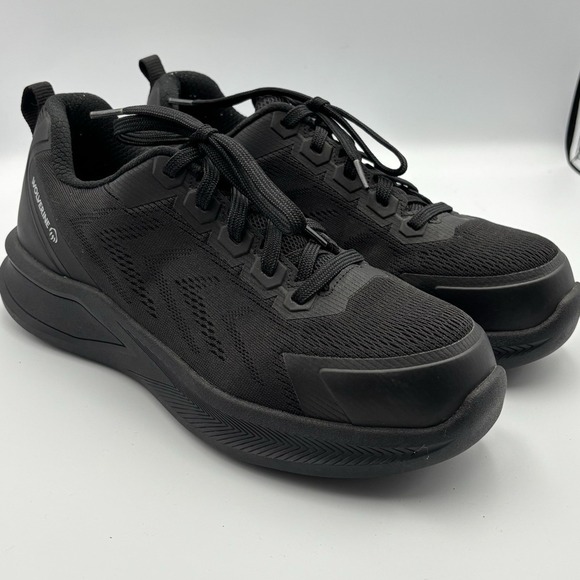 Wolverine ShoesBlack Solid Steel Toe Lace Up Work10M Uk 8 EUR 41New